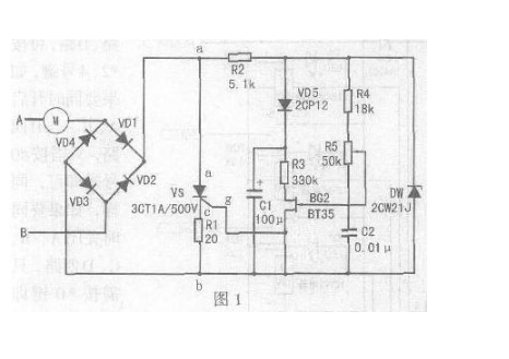 可控硅调速电路图大全(六款可控硅调速电路设计原理图