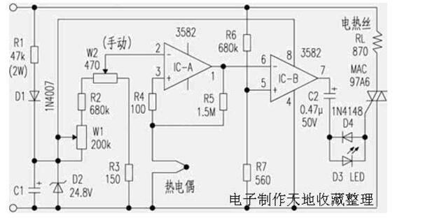 60w电烙铁调温电路图详解4款电烙铁调温电路图调温电路图