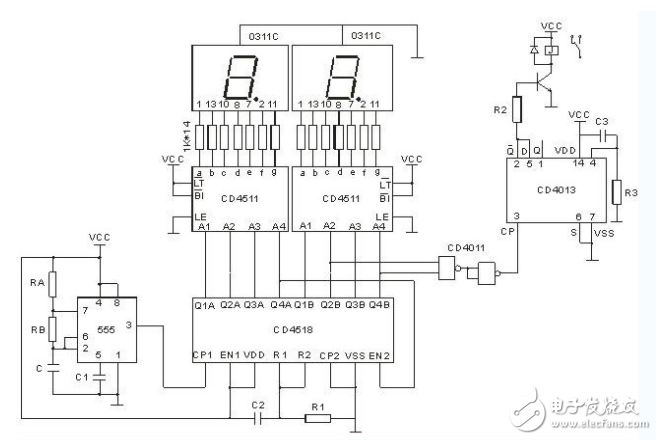 Tc4011bp схема включения