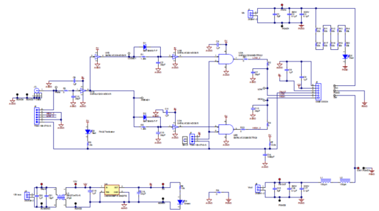 评估板LMG34xx-BB-EVM电路图